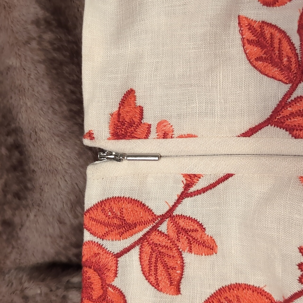 Rebecca Taylor - Linen Embroidered Floral Mini Dress - Picture 6 of 8